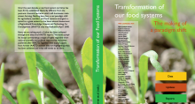 Cover of the book “Transformation of our food systems - the making of a paradigm shift”