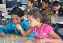 School feeding in Brazil (Photo: Erica Santos/PMC)