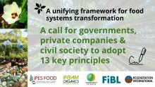 A call for truly sustainable farming
