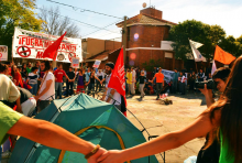 Demonstrations in Córdoba against pesticide use (Photo: juicioalafumigacion.com.ar)